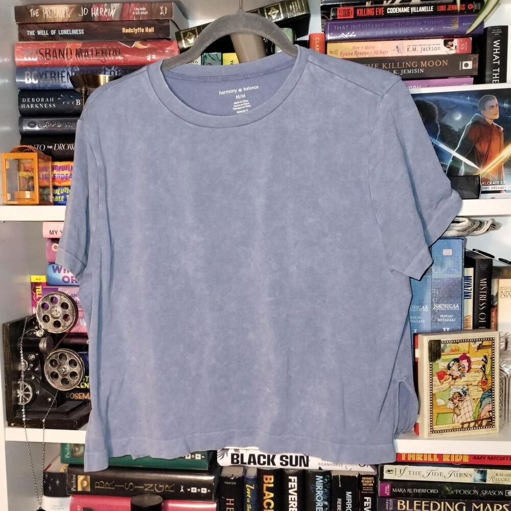 Harmony Balance Blue Crop Top